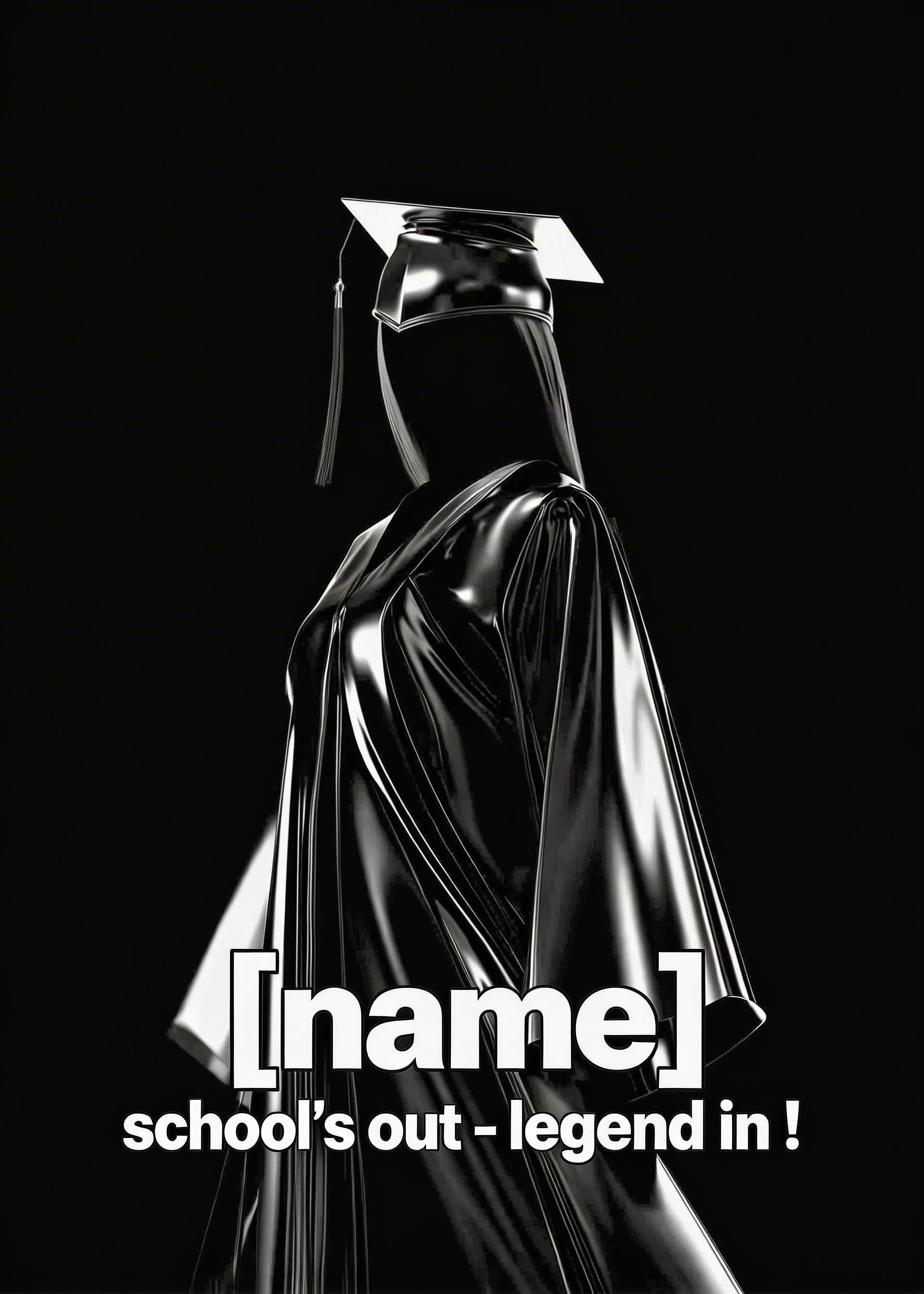 Graduation card: School's out 3