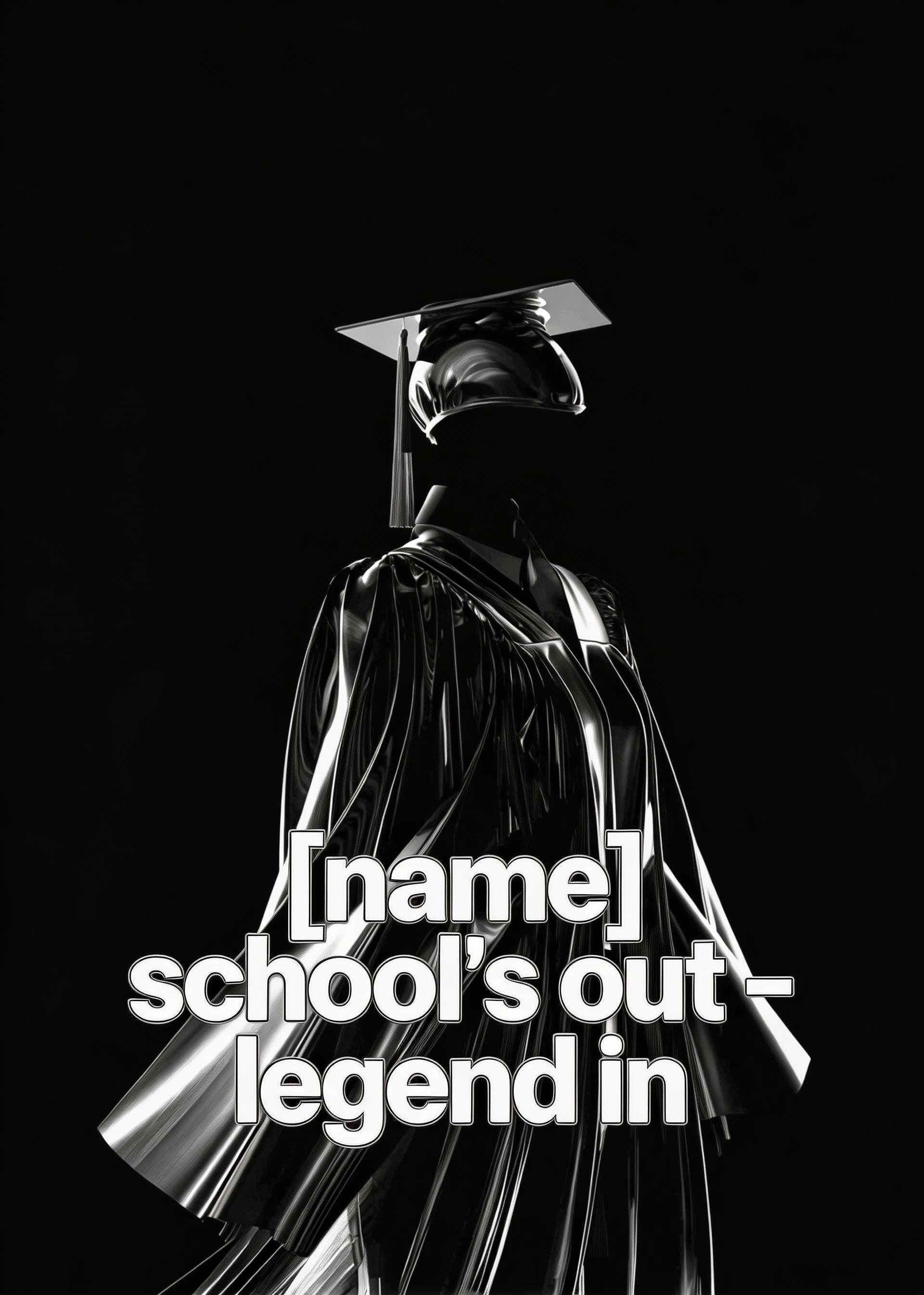 Graduation card: School's out 6