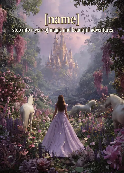 Birthday card: Magic