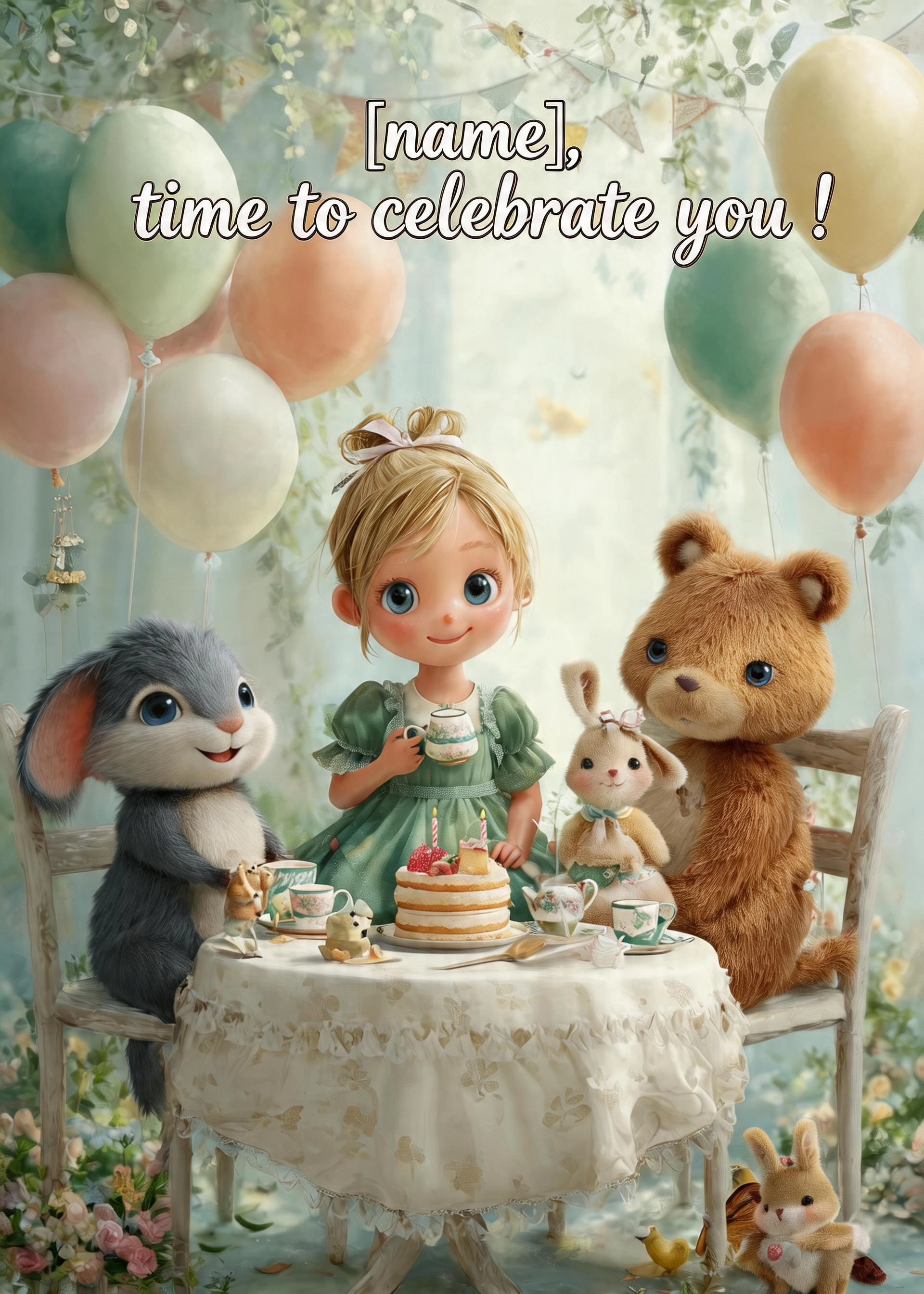 Birthday card: Celebrate 2