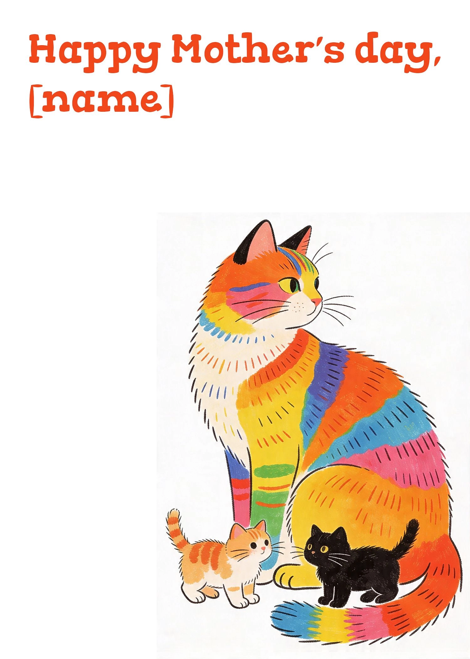 Mother's day card: Happy mother's day 4