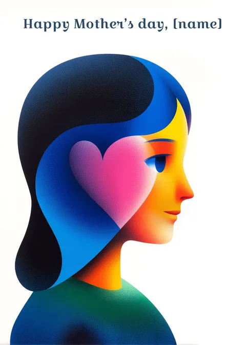 Mother's day card: Happy mother's day 6