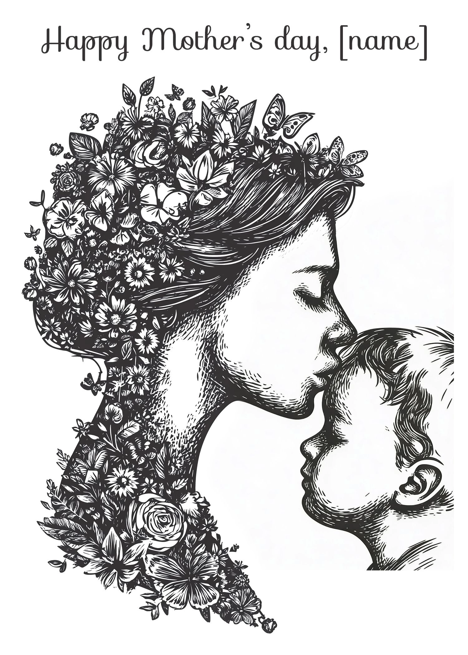 Mother's day card: Happy mother's day 12