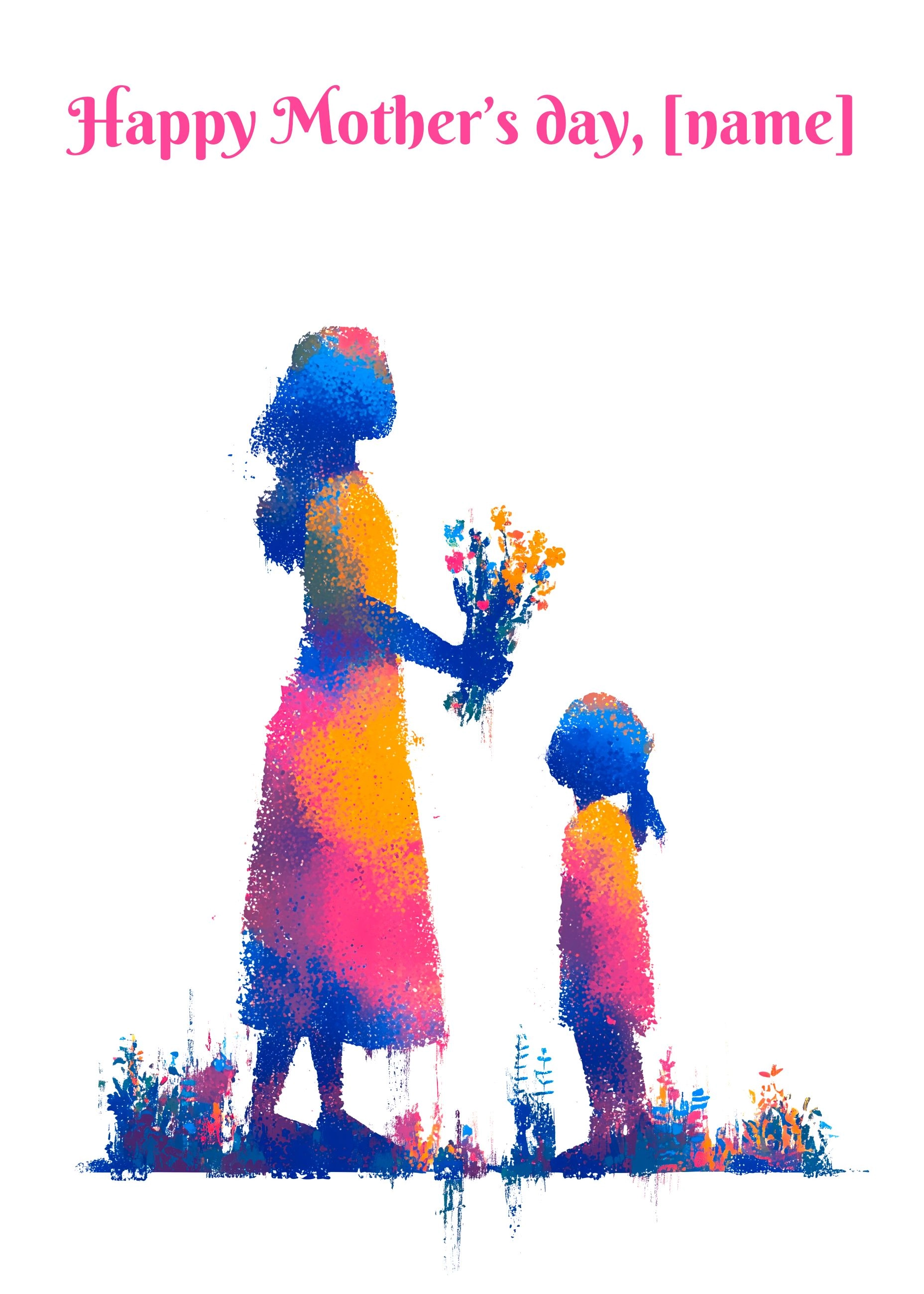 Mother's day card: Happy mother's day 14