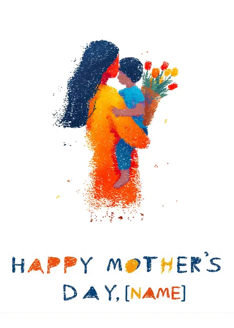 Mother's day card: Happy mother's day 16