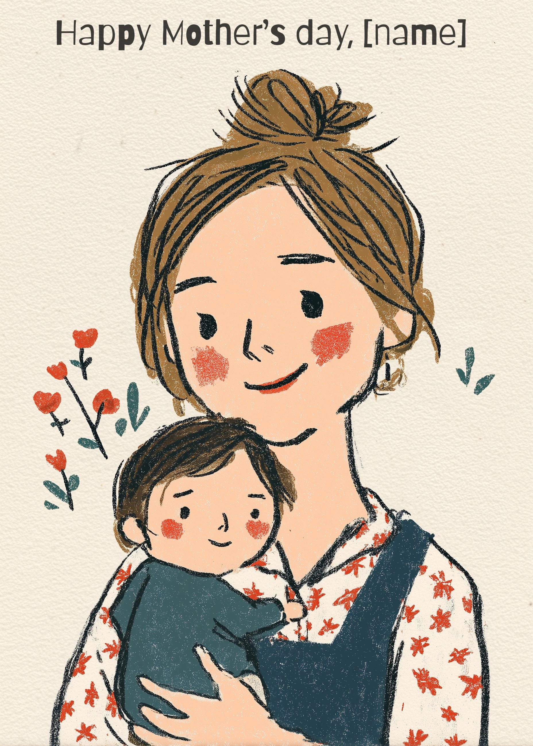 Mother's day card: Happy mother's day 17