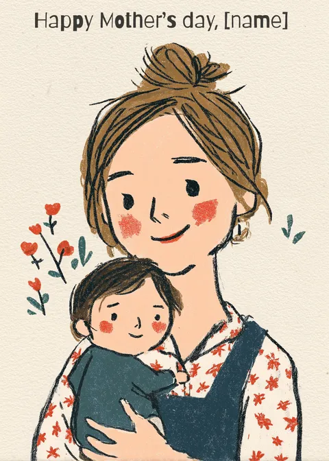 Mother's day card: Happy mother's day 17