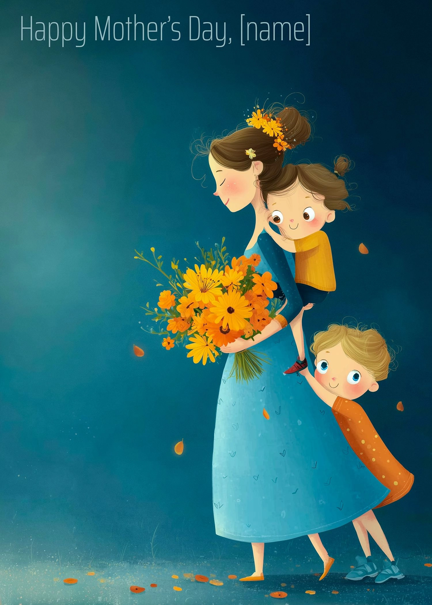 Mother's day card: Happy mother's day 24