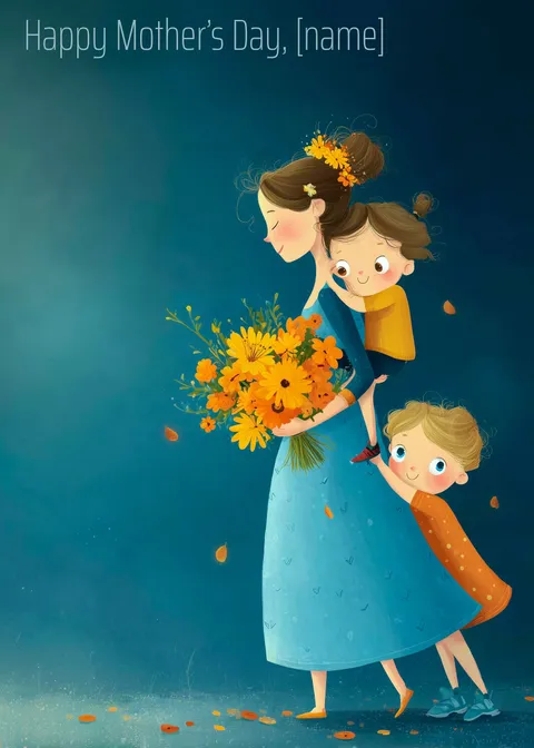 Mother's day card: Happy mother's day 24