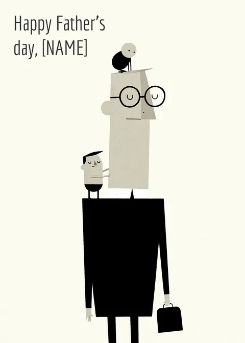 Father's day card: Happy father's day 3