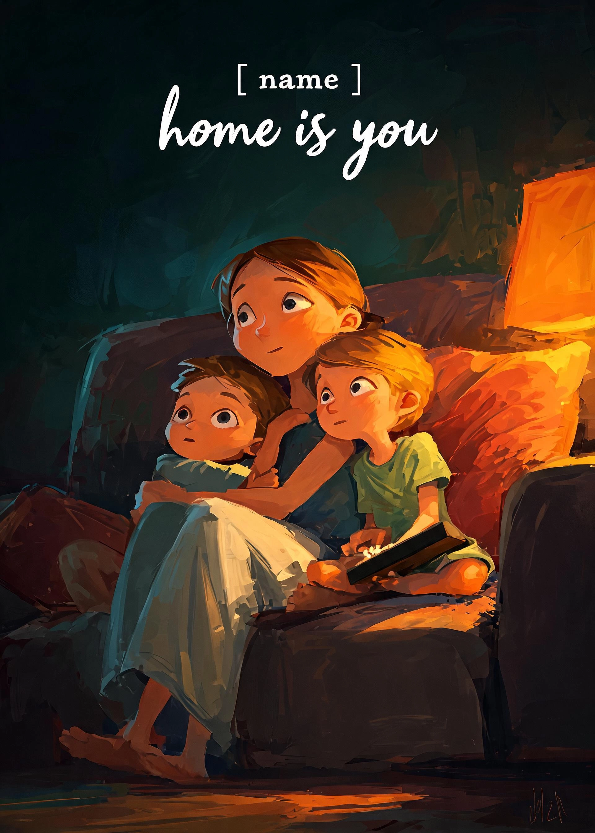 Mother's day card: Home is you