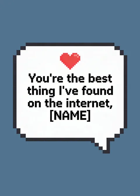 Valentine's Day card: You're the best thing
