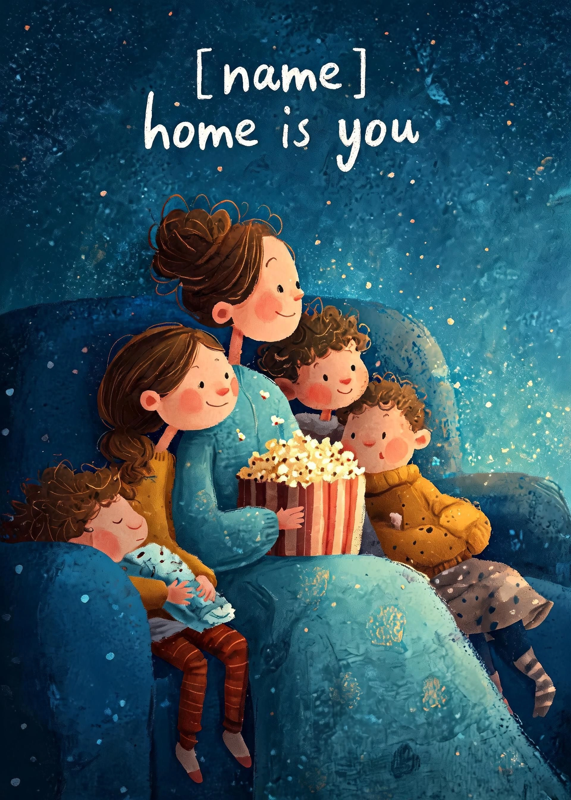 Mother's day card: Home is you 3