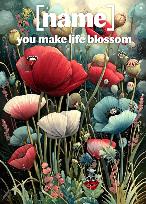 Mother's day card: Blossom 2 
