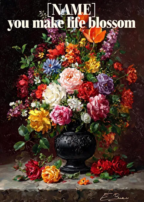 Mother's day card: Blossom 3