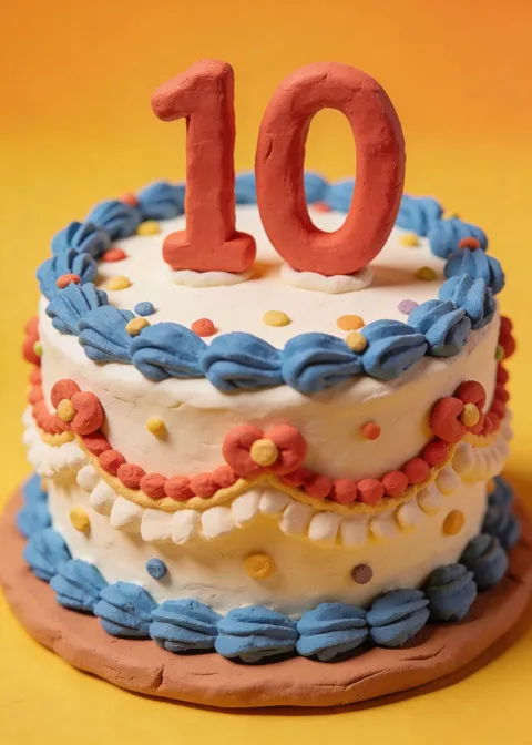 Birthday card: Birthday cake