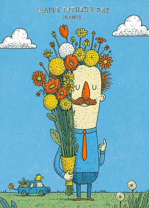 Father's day card: Happy father's day 14