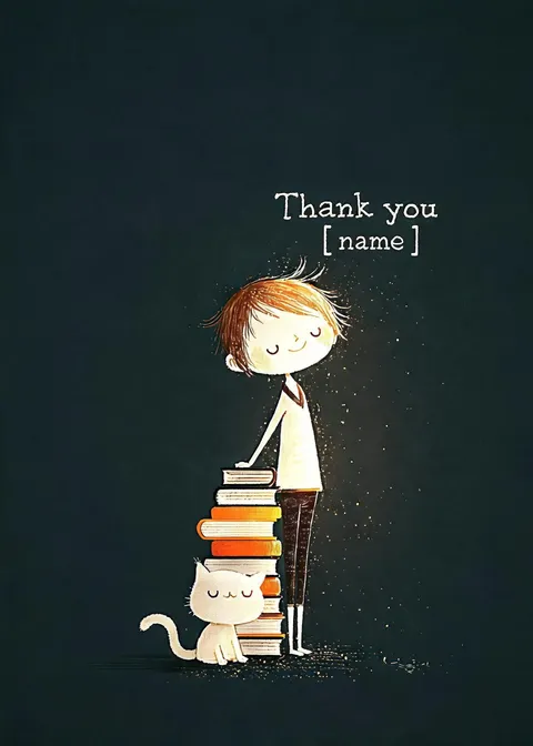 Teacher card: Thank you teacher 5
