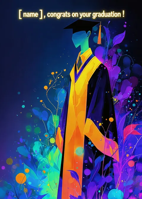 Graduation card: Congrats