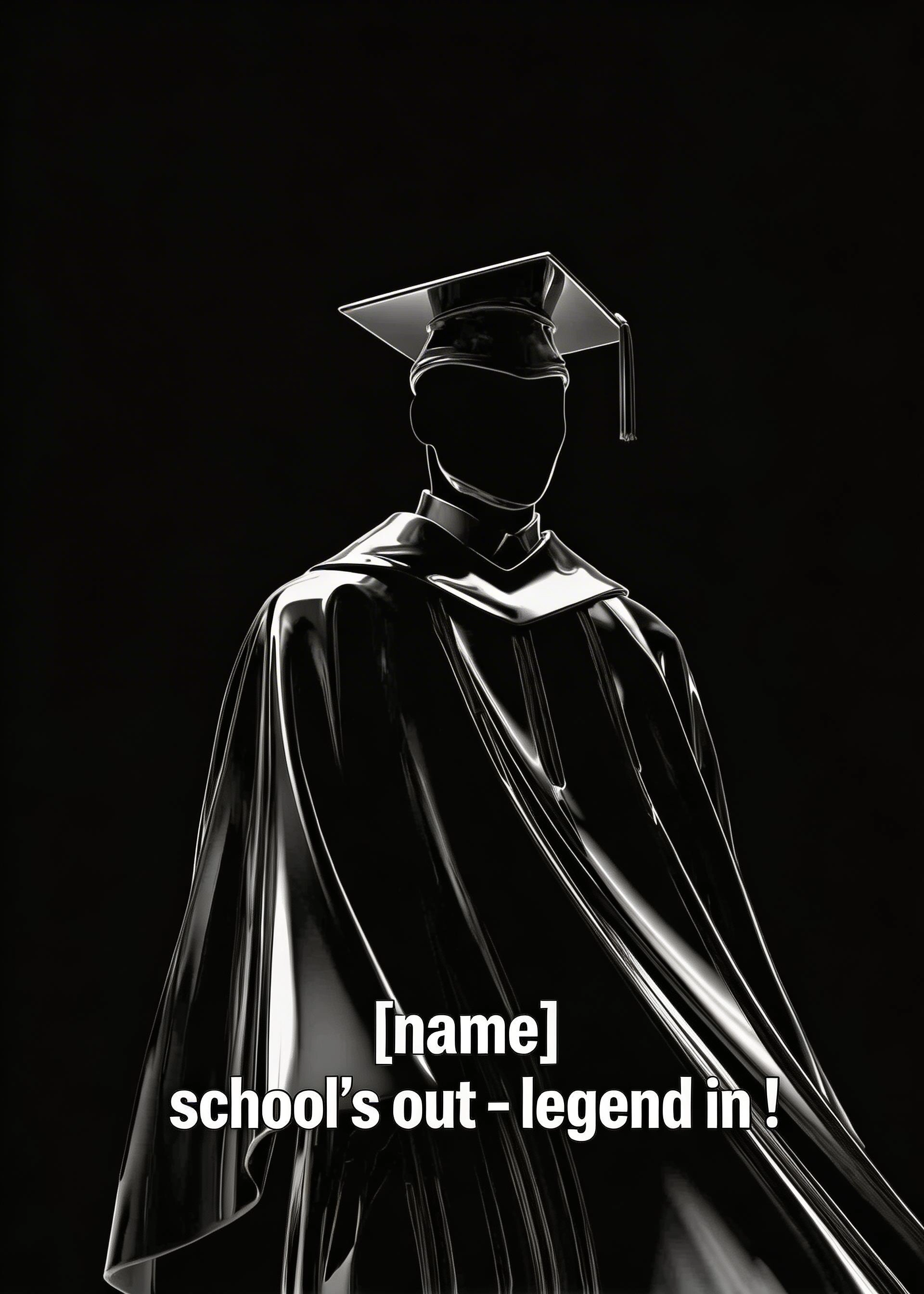 Graduation card: School's out 4