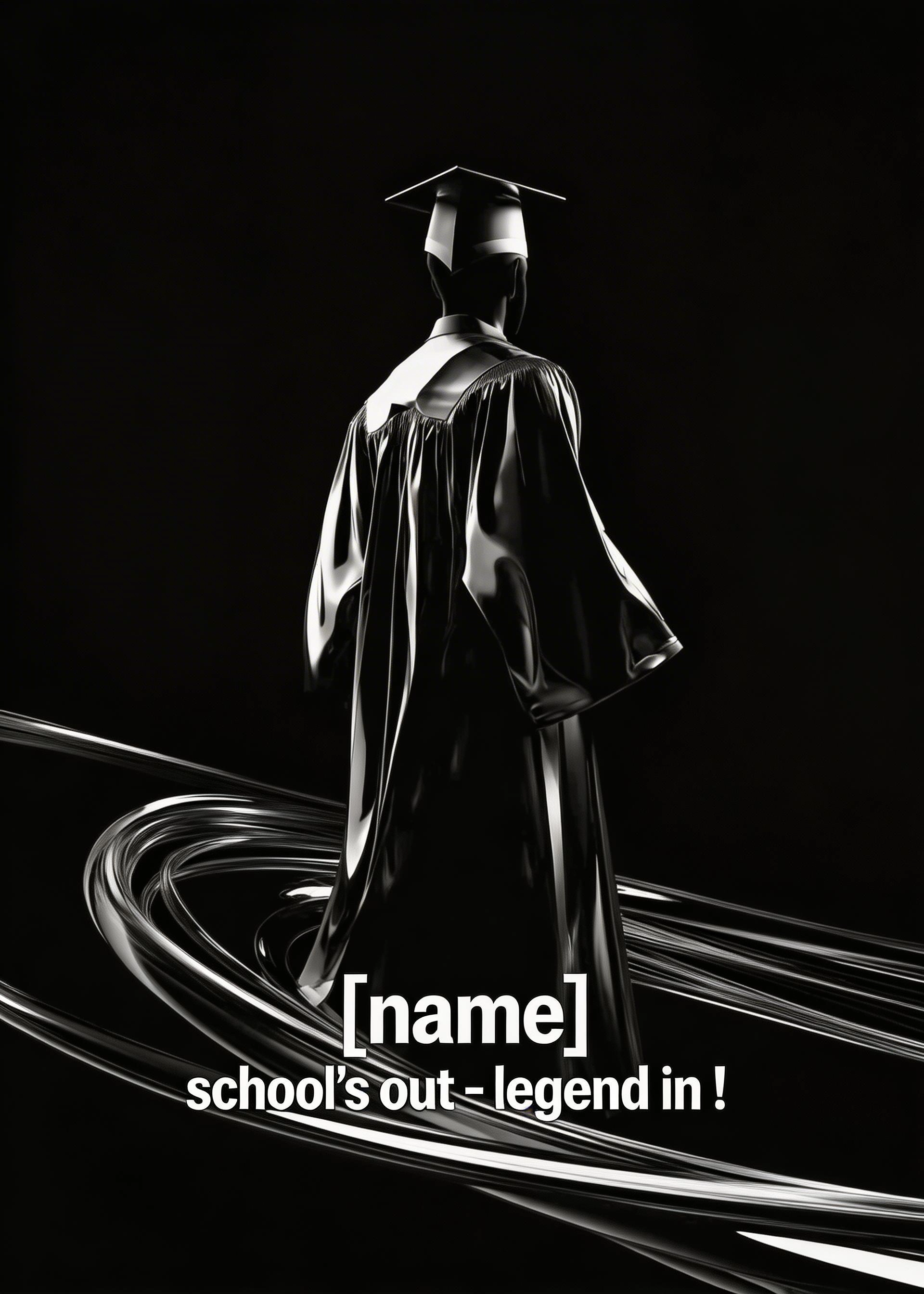 Graduation card: School's out 5